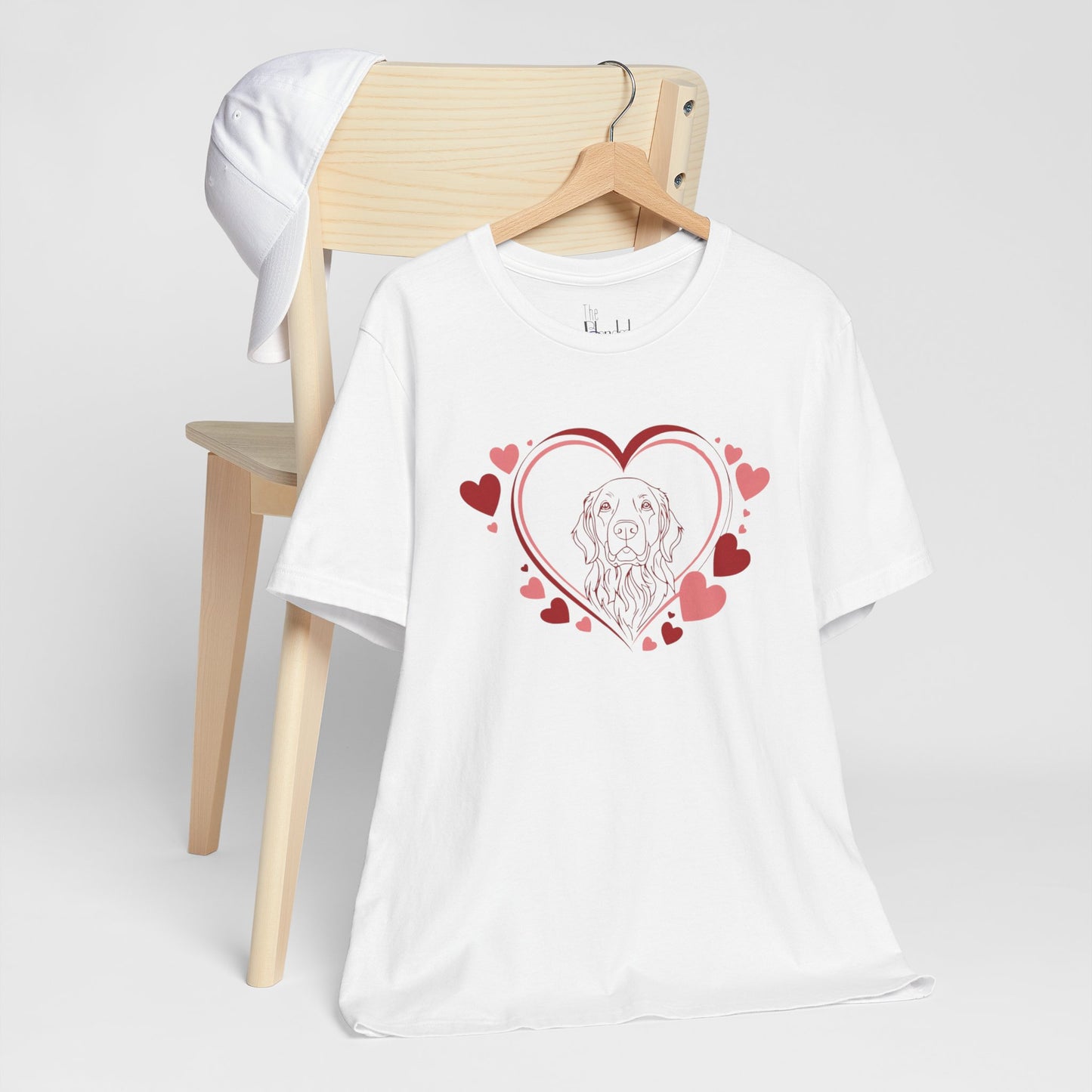 Golden Retriever Valentine’s Shirt – Perfect Gift for Dog Lovers - 2