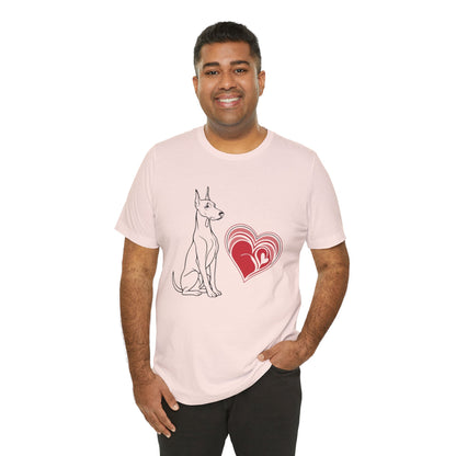 Dog Lover Valentine’s Day Shirt – Perfect for Large Breed Dog Lovers – DOBERMAN PINSCHER 4