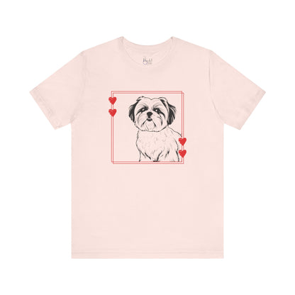 Adorable Valentine’s Day Shirts for Small Dog Owners | Perfect Gift for Dog Lovers – SHIH TZU 3