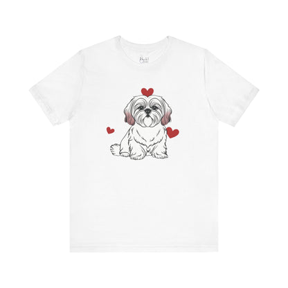 Valentine’s Day T-Shirts for Small Dog Lovers | Fun & Festive Dog Lover Apparel – SHIH TZU 4