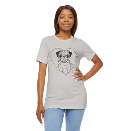 Valentine’s Day Tees for Small Dog Enthusiasts | Cute Dog-Themed Shirts for Pet Lovers – PUG 3