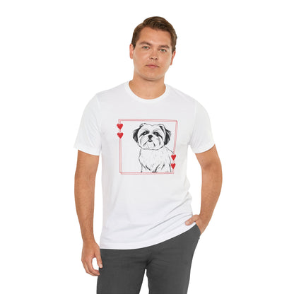 Adorable Valentine’s Day Shirts for Small Dog Owners | Perfect Gift for Dog Lovers – SHIH TZU 3