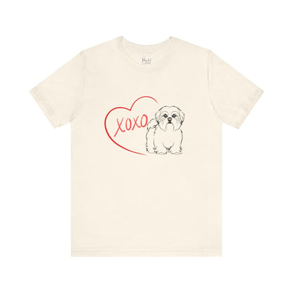 Small Dog Lover Valentine’s Day Shirt | Trendy & Comfortable Dog Lover Apparel – SHIH TZU