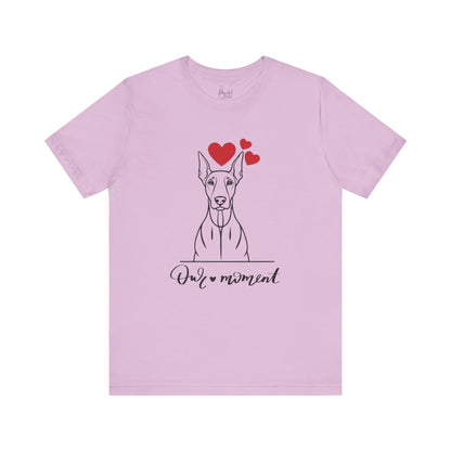 Large Dog Lover Valentine’s Day Shirt – Cute & Funny T-Shirts for Dog Parents – DOBERMAN PINSCHER 3