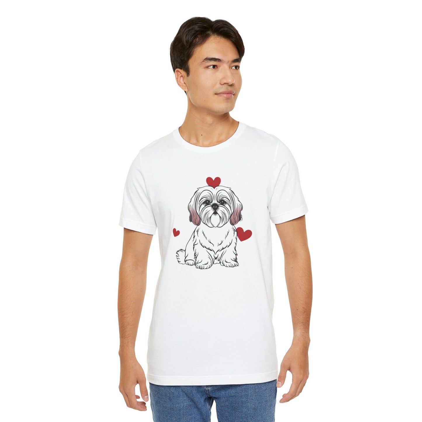 Valentine’s Day T-Shirts for Small Dog Lovers | Fun & Festive Dog Lover Apparel – SHIH TZU 4