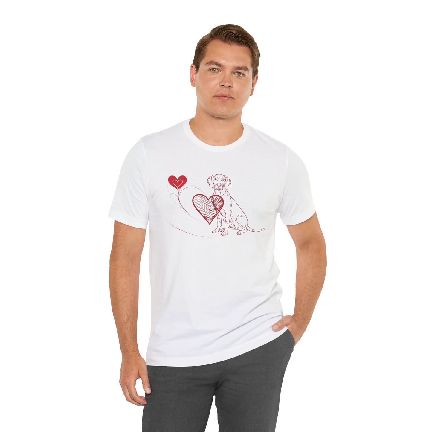 Valentine’s Day T-Shirts for Active Dog Lovers – Outdoor Adventure & Hiking Tees – GERMAN SHORTHAIRED POINTER 2