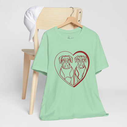 Valentine’s Day Shirts for Large Dog Lovers  – BOXER