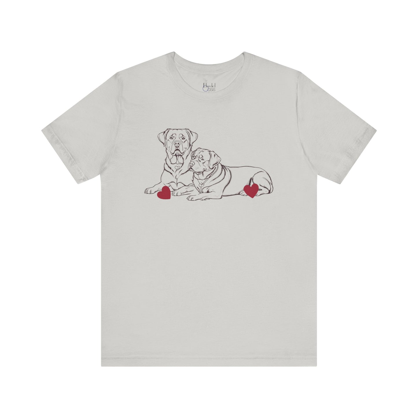 Valentine’s Day T-Shirts for Large Dog Lovers – Heartfelt Dog-Themed Tees – ROTTWEILER 2