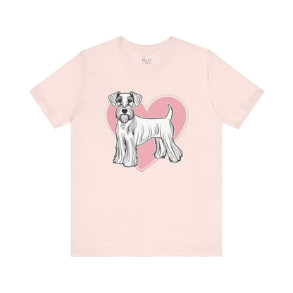 Valentine’s Day Shirts for Dog Lovers with Small Dogs | Love & Paw Prints Apparel – SCHNAUZER 2