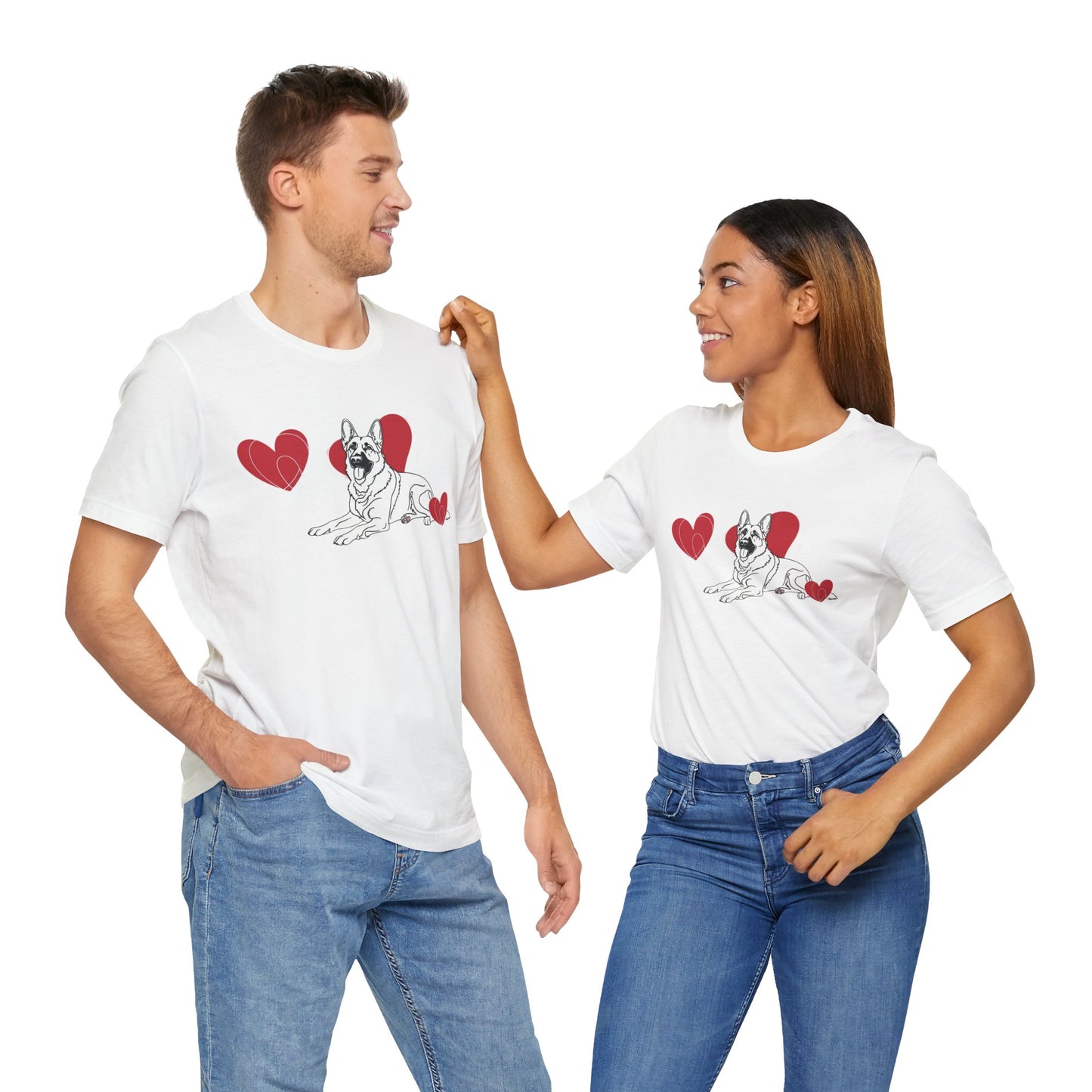 German Shepherd Valentine’s Shirt – Unique Gift for GSD Owners - 3