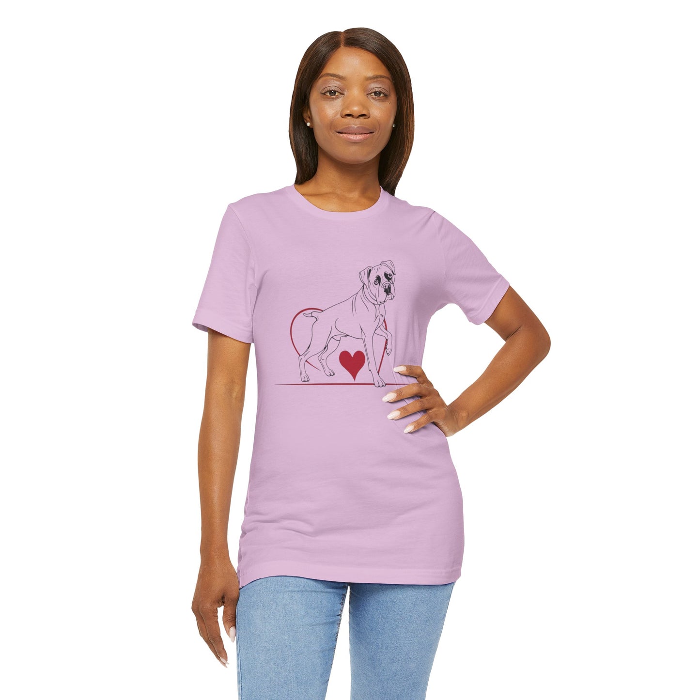 Valentine’s Day Shirts for Dog Lovers – Large Breed Dog T-Shirts for Pet Owners – BOXER 3