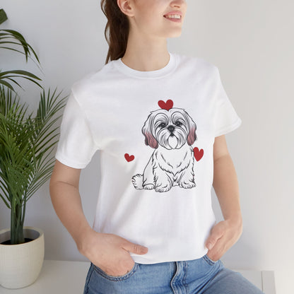 Valentine’s Day T-Shirts for Small Dog Lovers | Fun & Festive Dog Lover Apparel – SHIH TZU 4