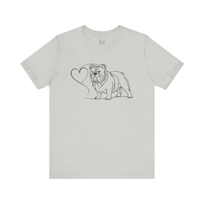 Bulldog T-Shirt – Unique Design for Bulldog Lovers and Owners