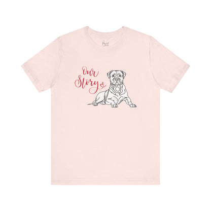 Love My Large Dog Valentine’s Day T-Shirt – Perfect for Dog Lovers – ROTTWEILER 3