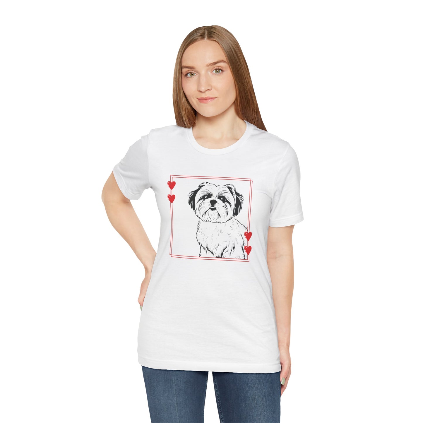 Adorable Valentine’s Day Shirts for Small Dog Owners | Perfect Gift for Dog Lovers – SHIH TZU 3