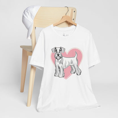 Valentine’s Day Shirts for Dog Lovers with Small Dogs | Love & Paw Prints Apparel – SCHNAUZER 2