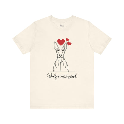 Large Dog Lover Valentine’s Day Shirt – Cute & Funny T-Shirts for Dog Parents – DOBERMAN PINSCHER 3