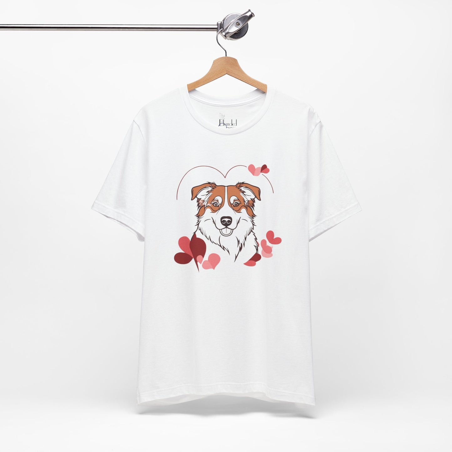 Valentine’s Day T-Shirts for Outdoorsy Dog Lovers – Active Dog Parent Tees – AUSTRALIAN SHEPHERD 3