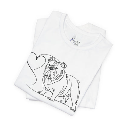 Bulldog T-Shirt – Unique Design for Bulldog Lovers and Owners