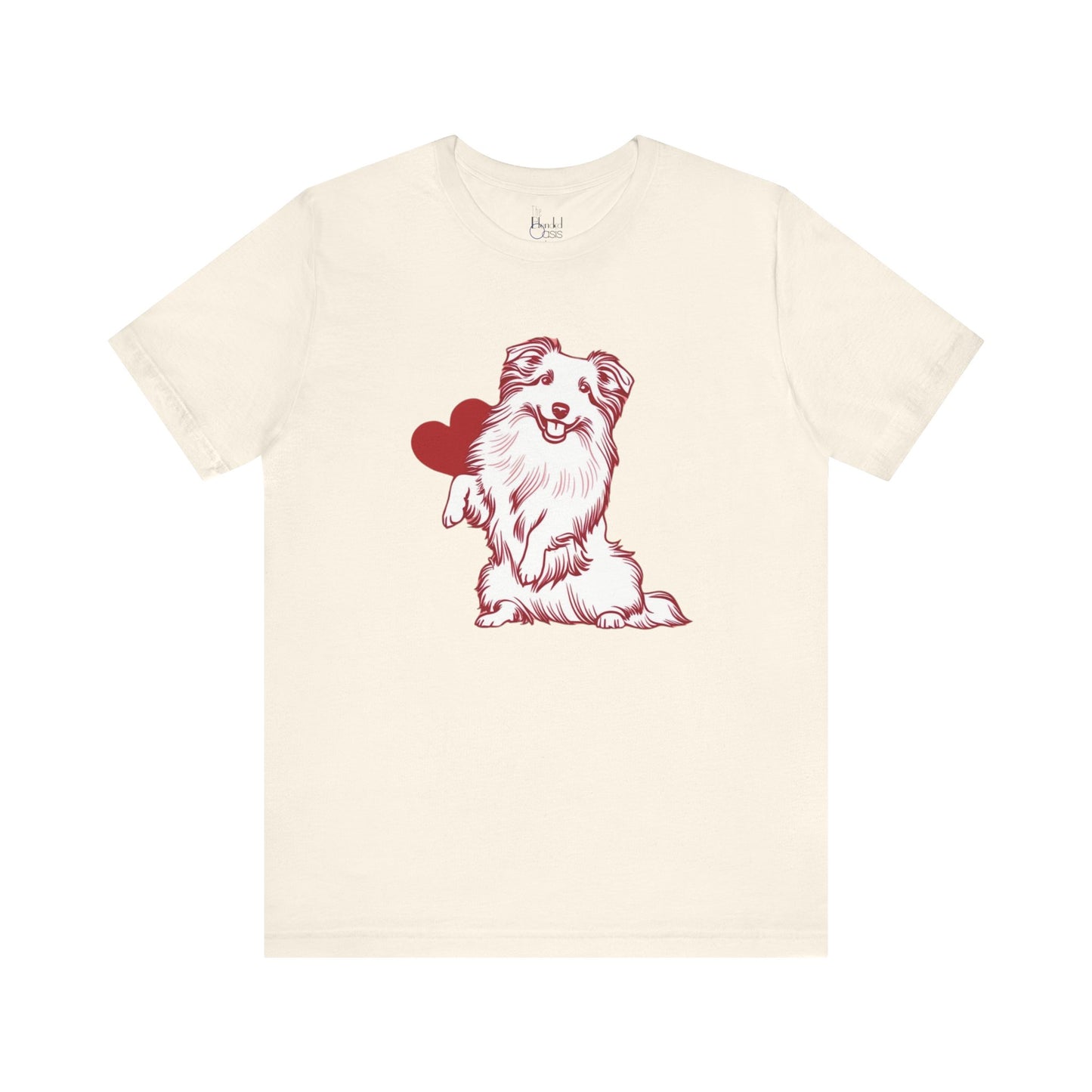 Valentine’s Day T-Shirts for Outdoorsy Dog Lovers – Active Dog Parent Tees – SHELTIE SHETLAND SHEEPDOG 4