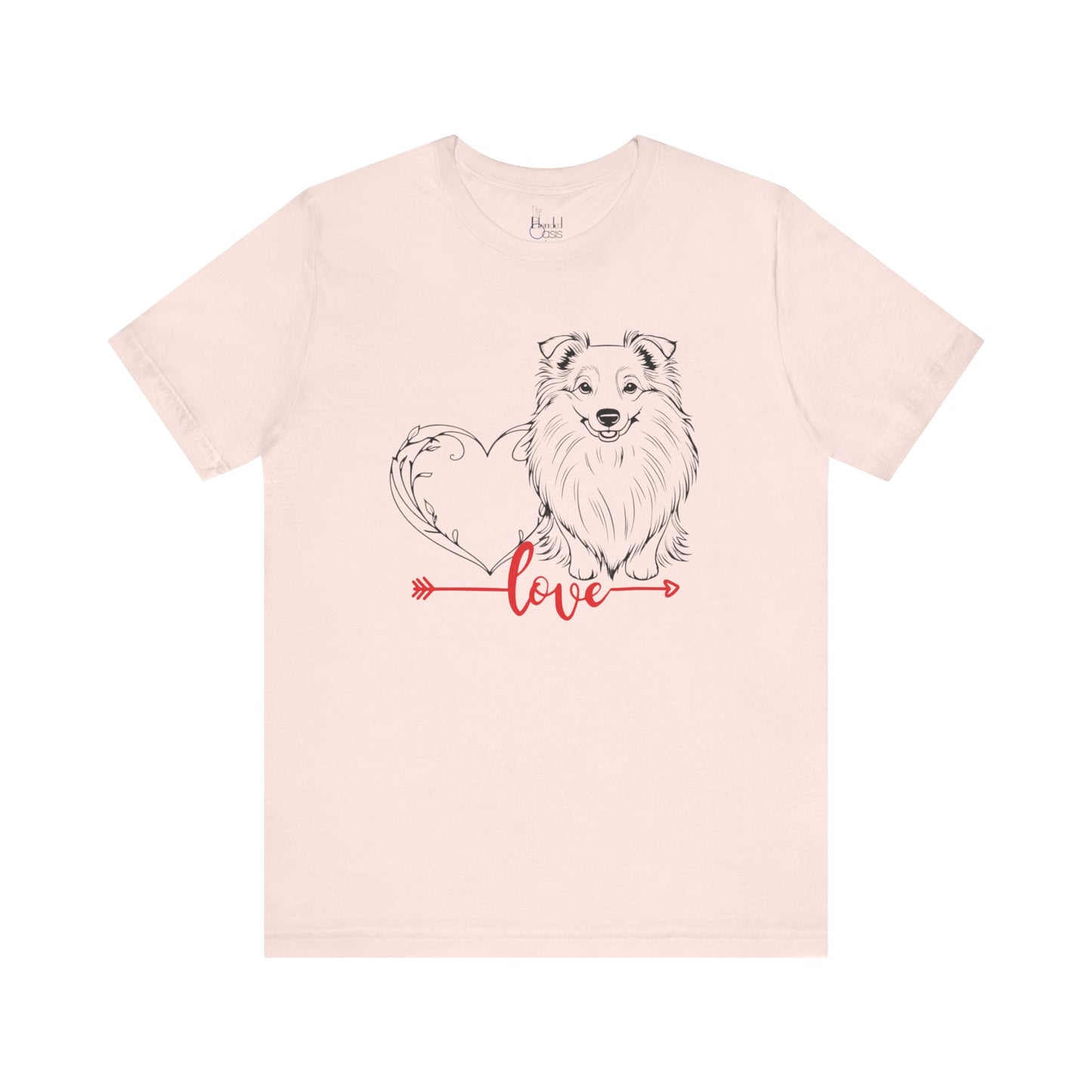 Active & Outdoorsy Dog Lover Valentine’s Day Tees – Perfect for Adventurous Pet Parents – SHELTIE SHETLAND SHEEPDOG 2