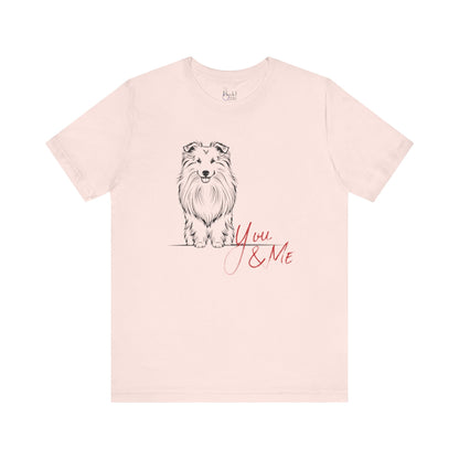 Valentine’s Day T-Shirts for Active Dog Owners – Outdoor Adventures & Love for Dogs – SHELTIE SHETLAND SHEEPDOG