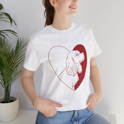 Valentine’s Day T-Shirts for Small Dog Lovers | Fun & Festive Dog Lover Apparel – CAVALIER KING CHARLES SPANIEL 3