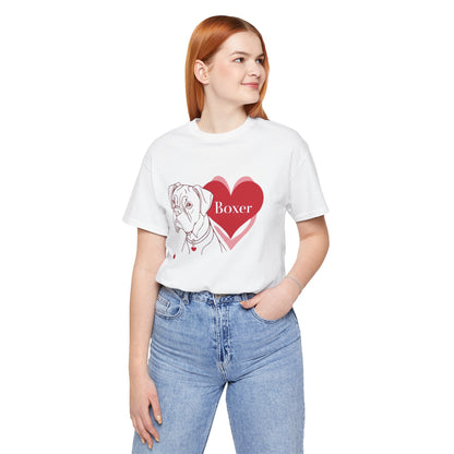 Valentine’s Day T-Shirts for Large Dog Lovers – Gift Ideas for Pet Parents – BOXER 4