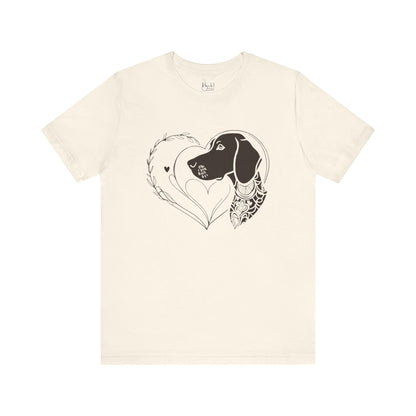 Valentine’s Day Shirt for Active Dog Lovers – Great for Hiking, Running, & Outdoors – GERMAN SHORTHAIRED POINTER 3