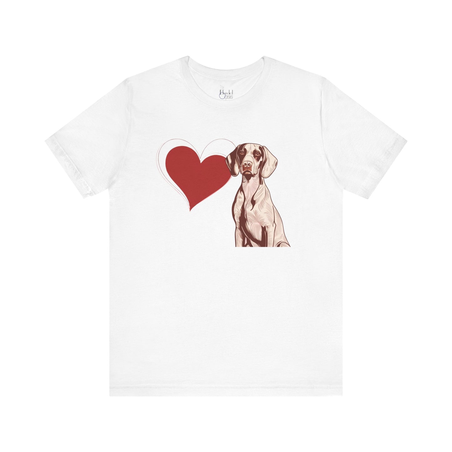 Outdoorsy Dog Lover Valentine’s Day Shirt – Active Dog Parent T-Shirts – GERMAN SHORTHAIRED POINTER 4