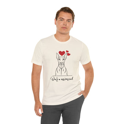 Large Dog Lover Valentine’s Day Shirt – Cute & Funny T-Shirts for Dog Parents – DOBERMAN PINSCHER 3