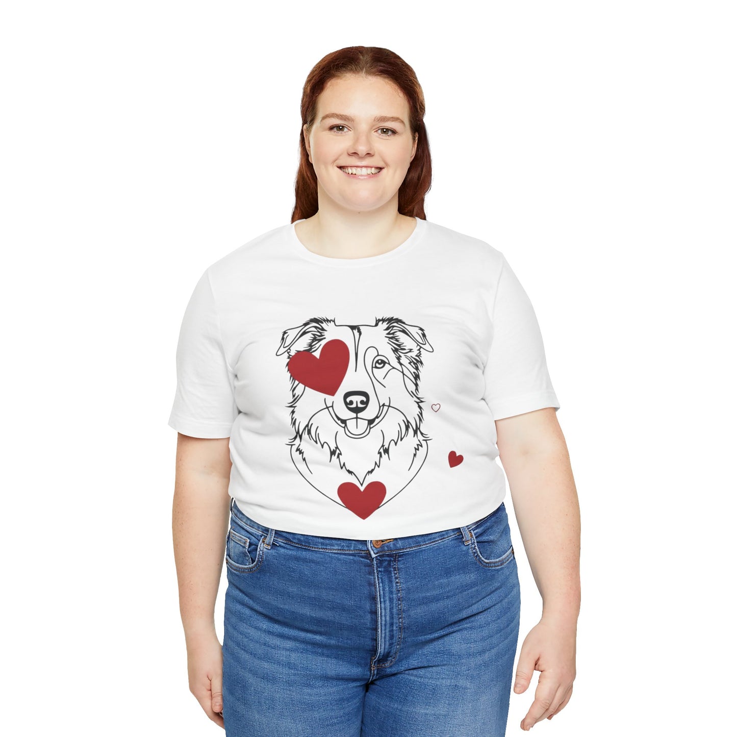 Valentine’s Day T-Shirts for Active Dog Lovers – Perfect for Outdoorsy Pet Parents – AUSTRALIAN SHEPHERD