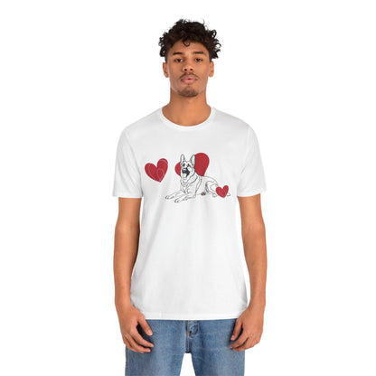 German Shepherd Valentine’s Shirt – Unique Gift for GSD Owners - 3