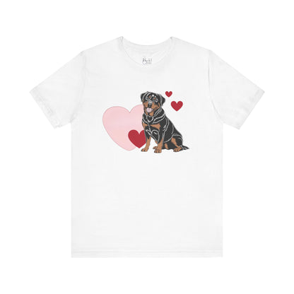 Valentine’s Day T-Shirts for Dog Lovers – Large Dog Breed Apparel Gifts – ROTTWEILER 4