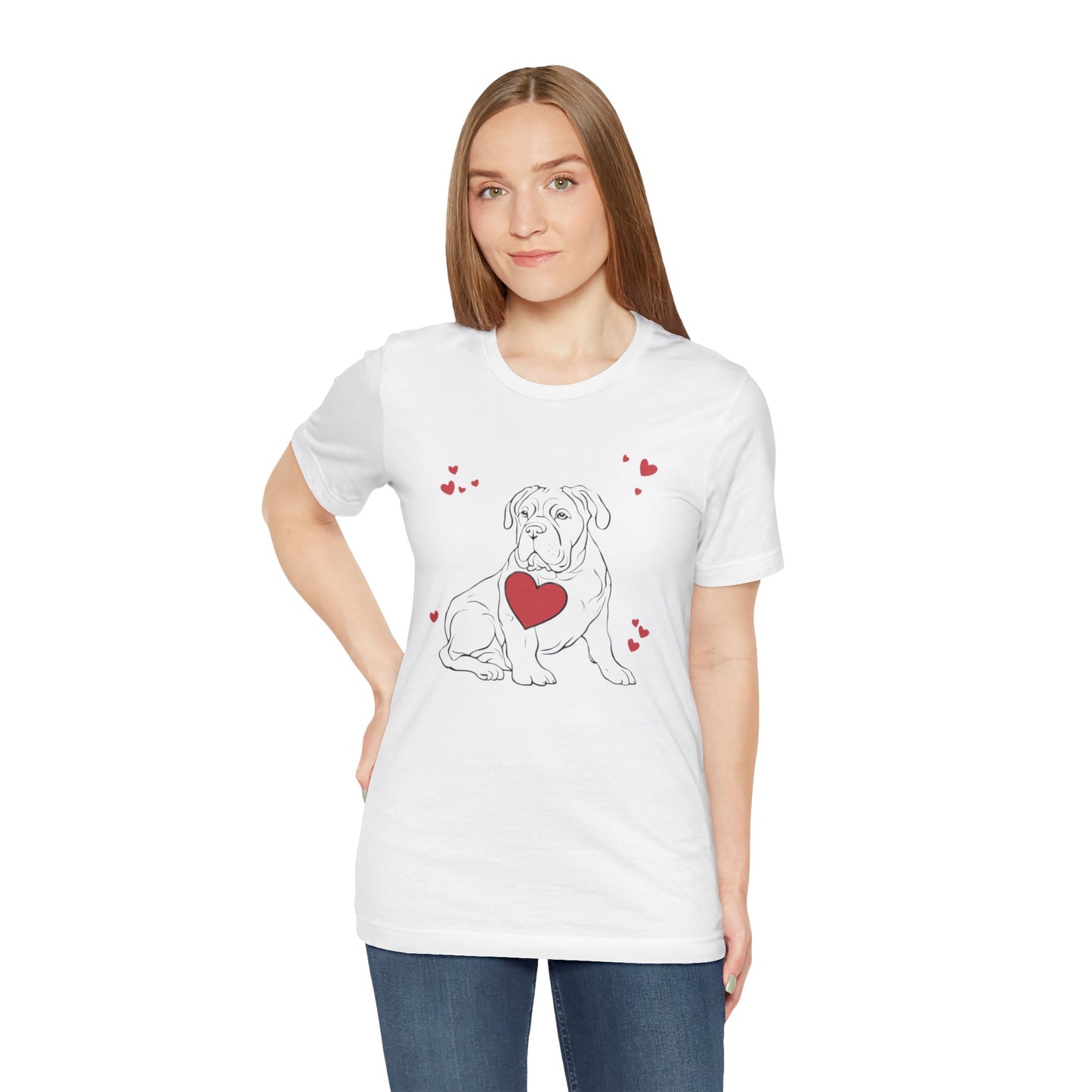 Love My Large Dog Valentine’s Day T-Shirt – Perfect for Dog Lovers – CANE CORSO 2