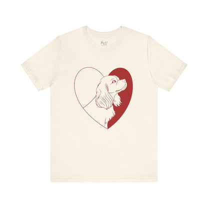 Valentine’s Day T-Shirts for Small Dog Lovers | Fun & Festive Dog Lover Apparel – CAVALIER KING CHARLES SPANIEL 3