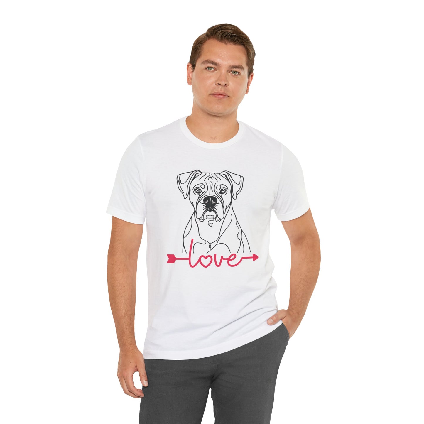 Valentine’s Day T-Shirts for Large Dog Lovers – Cute & Funny Dog Apparel – BOXER 2