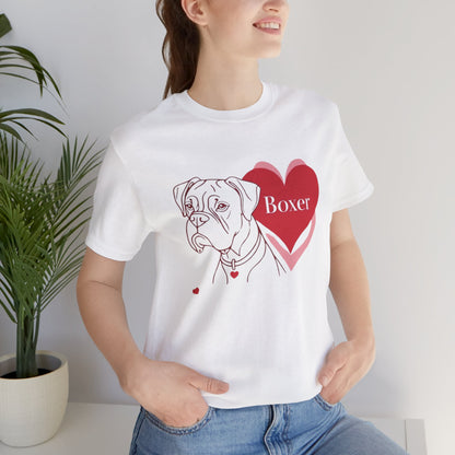 Valentine’s Day T-Shirts for Large Dog Lovers – Gift Ideas for Pet Parents – BOXER 4