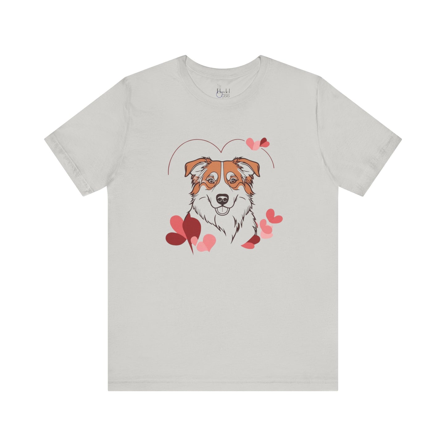 Valentine’s Day T-Shirts for Outdoorsy Dog Lovers – Active Dog Parent Tees – AUSTRALIAN SHEPHERD 3