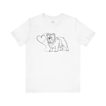 Bulldog T-Shirt – Unique Design for Bulldog Lovers and Owners