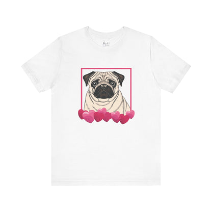 Valentine’s Day Dog Lover Shirts for Small Breeds | Heartfelt Gifts for Dog Parents – PUG 2