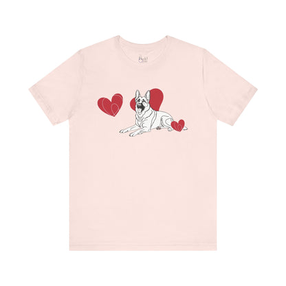 German Shepherd Valentine’s Shirt – Unique Gift for GSD Owners - 3