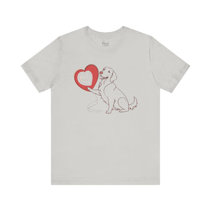 Golden Retriever Graphic Tee – Heartwarming Apparel for Dog Parents - 3