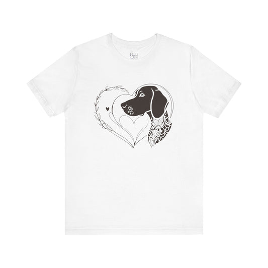 Valentine’s Day Shirt for Active Dog Lovers – Great for Hiking, Running, & Outdoors – GERMAN SHORTHAIRED POINTER 3