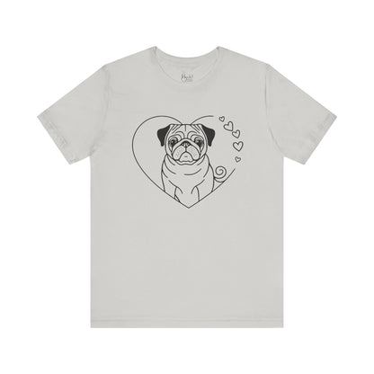 Valentine’s Day Tees for Small Dog Enthusiasts | Cute Dog-Themed Shirts for Pet Lovers – PUG 3