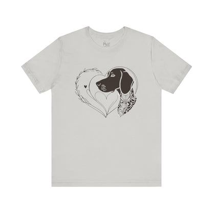 Valentine’s Day Shirt for Active Dog Lovers – Great for Hiking, Running, & Outdoors – GERMAN SHORTHAIRED POINTER 3